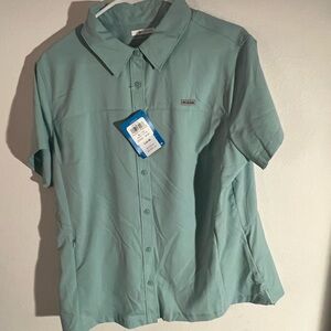 Columbia Meadowgate Aqua Shirt